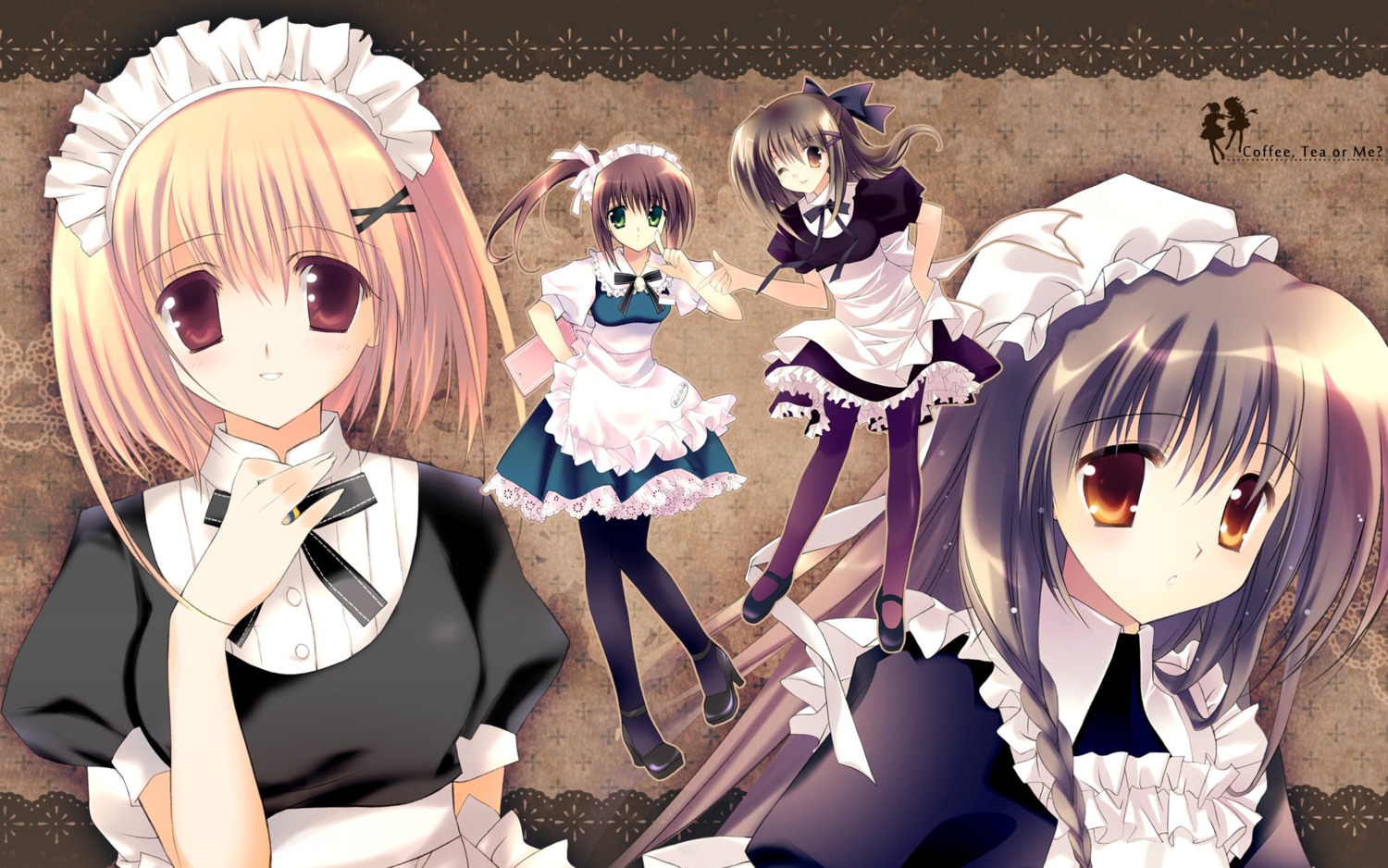 maid pantyhose rei wallpaper