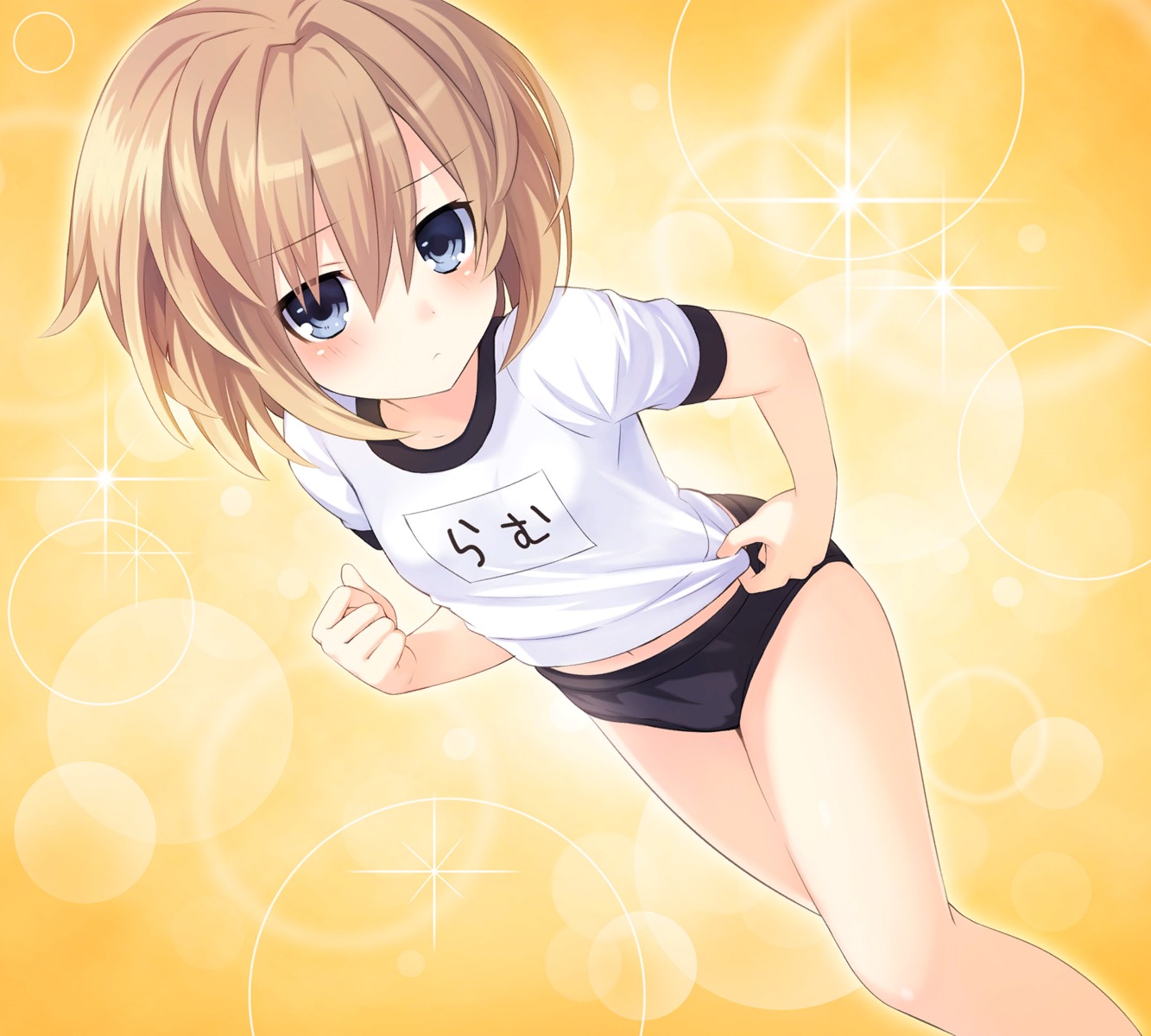 blanc buruma choujigen_game_neptune game_cg gym_uniform tsunako