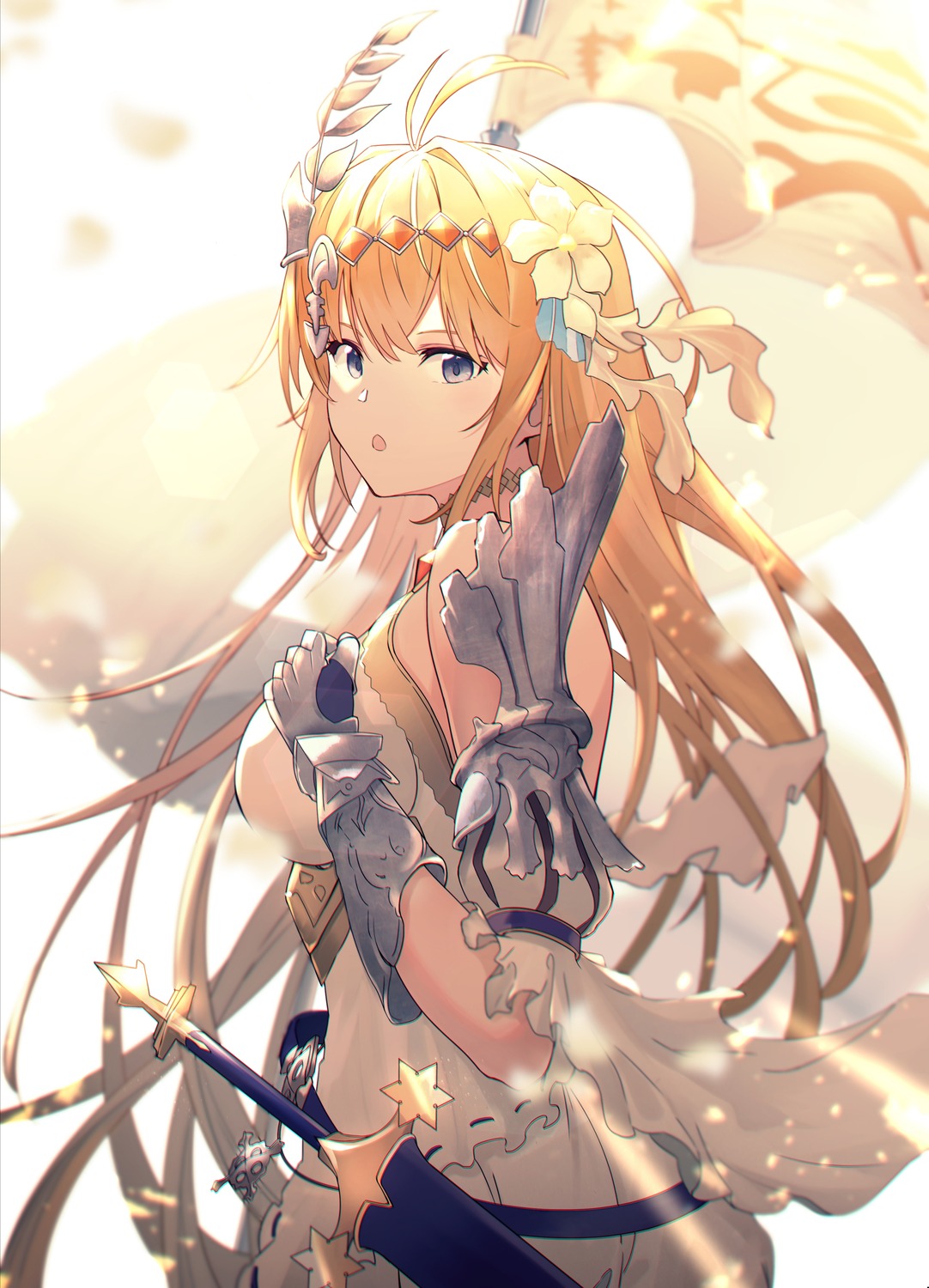 armor granblue_fantasy jeanne_d'arc jeanne_d'arc_(granblue_fantasy) sword watabaacon