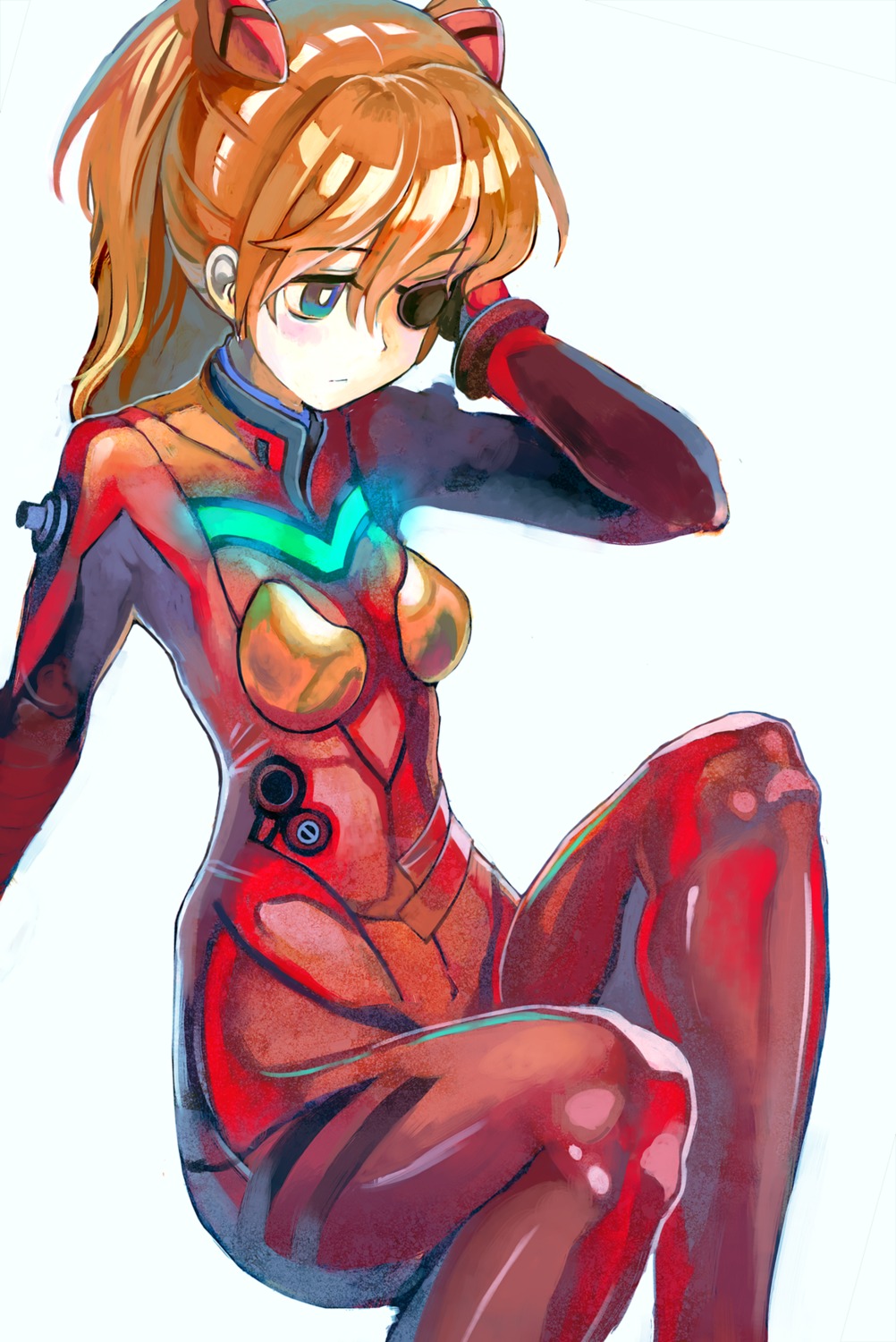 bodysuit eyepatch neon_genesis_evangelion orga souryuu_asuka_langley