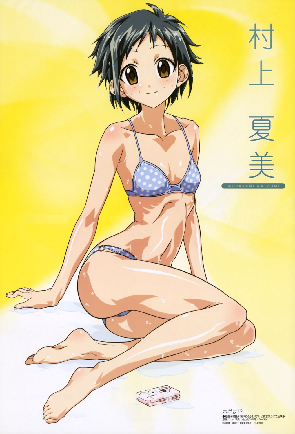 bikini mahou_sensei_negima murakami_natsumi swimsuits wet yamamura_hiroki