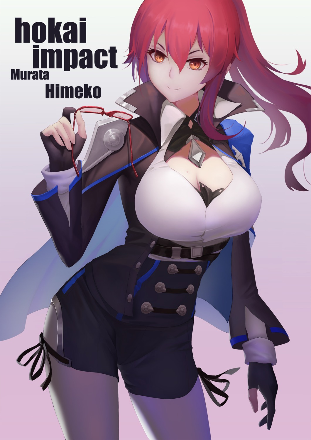 benghuai_xueyuan cleavage estcc honkai_impact megane murata_himeko