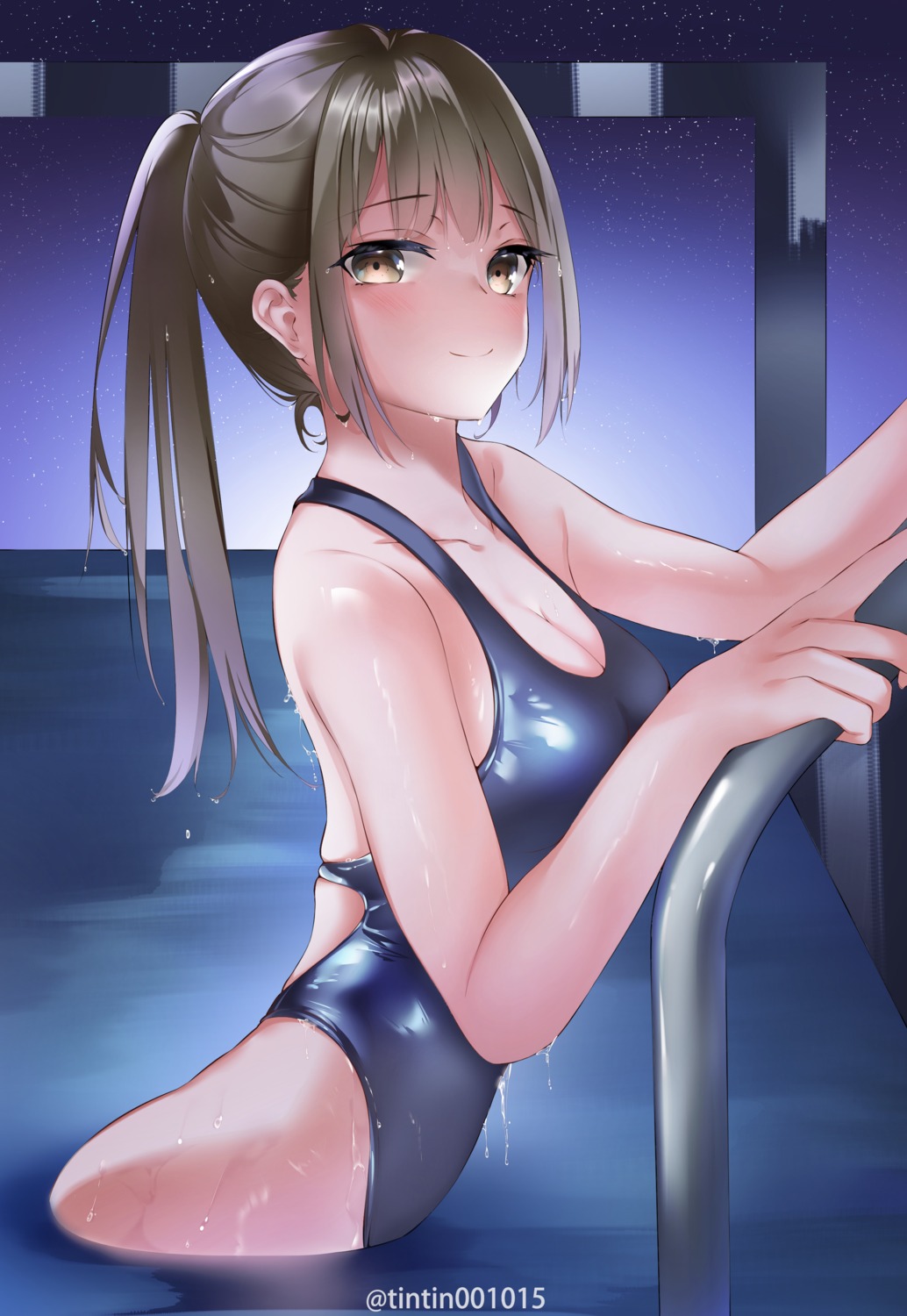 chouchou_(austin) cleavage swimsuits wet