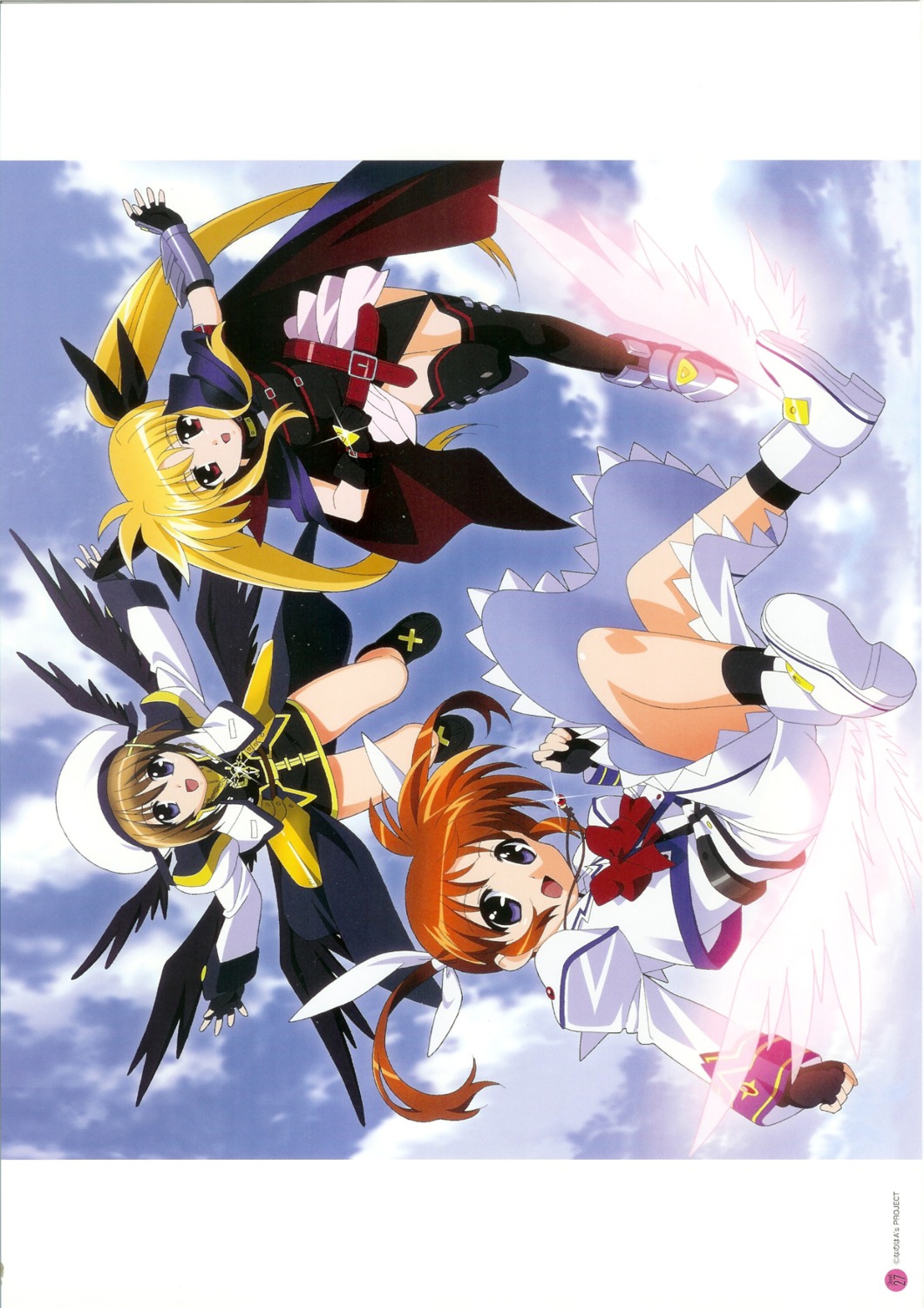 fate_testarossa mahou_shoujo_lyrical_nanoha mahou_shoujo_lyrical_nanoha_a's okuda_yasuhiro screening takamachi_nanoha yagami_hayate