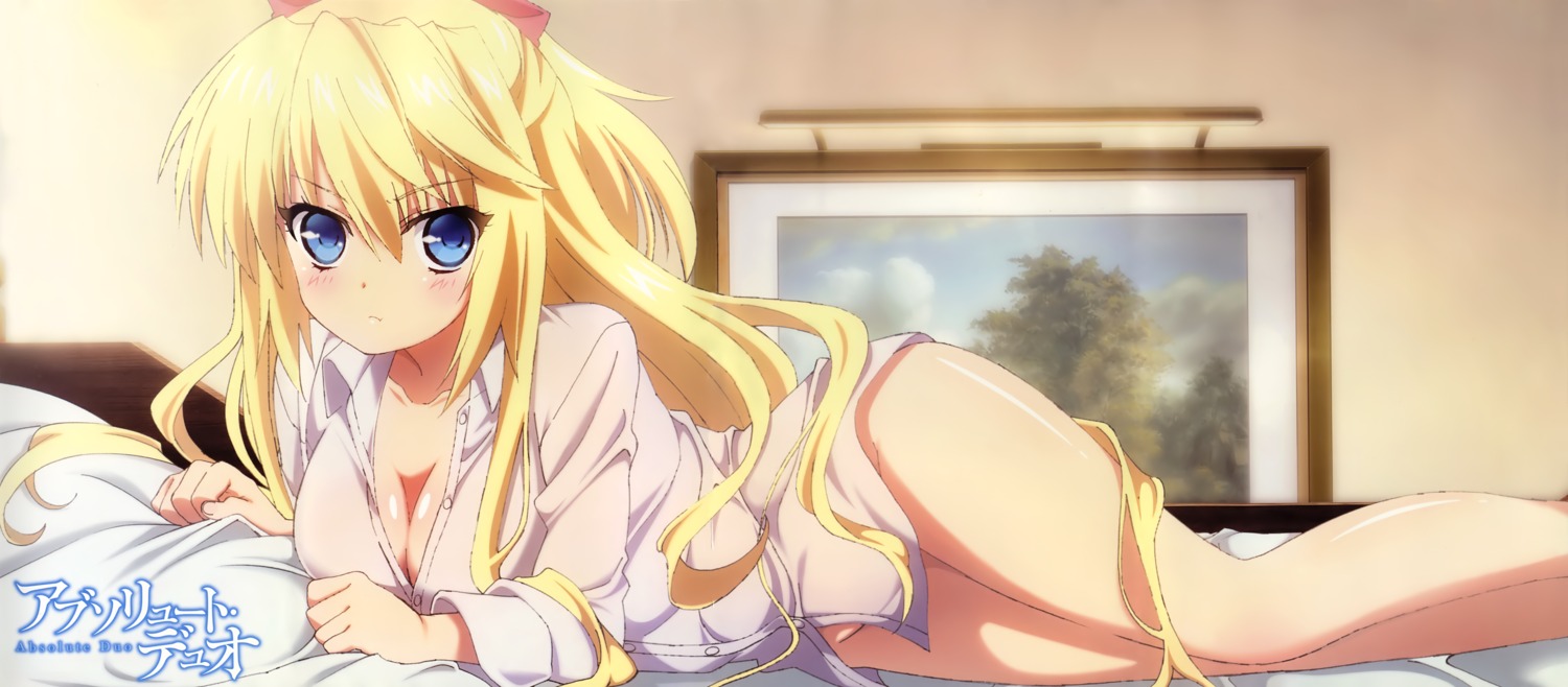absolute_duo bottomless cleavage dress_shirt lilith_bristol