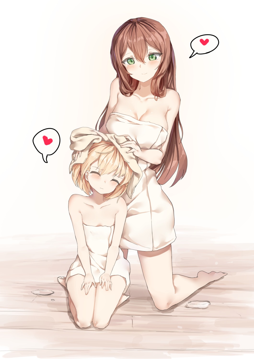 g36_(girls_frontline) girls_frontline hansallin springfield_(girls_frontline) towel