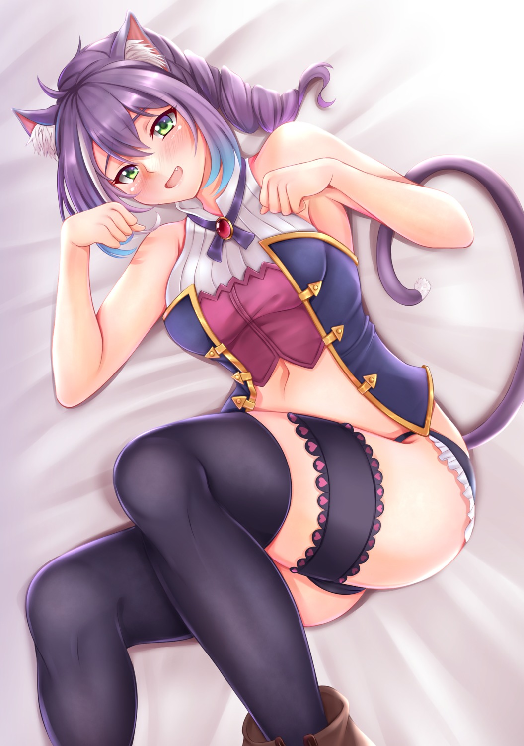 animal_ears cameltoe garter karyl_(princess_connect) nekomimi pantsu princess_connect! princess_connect!_re:dive siki2046 tail thighhighs