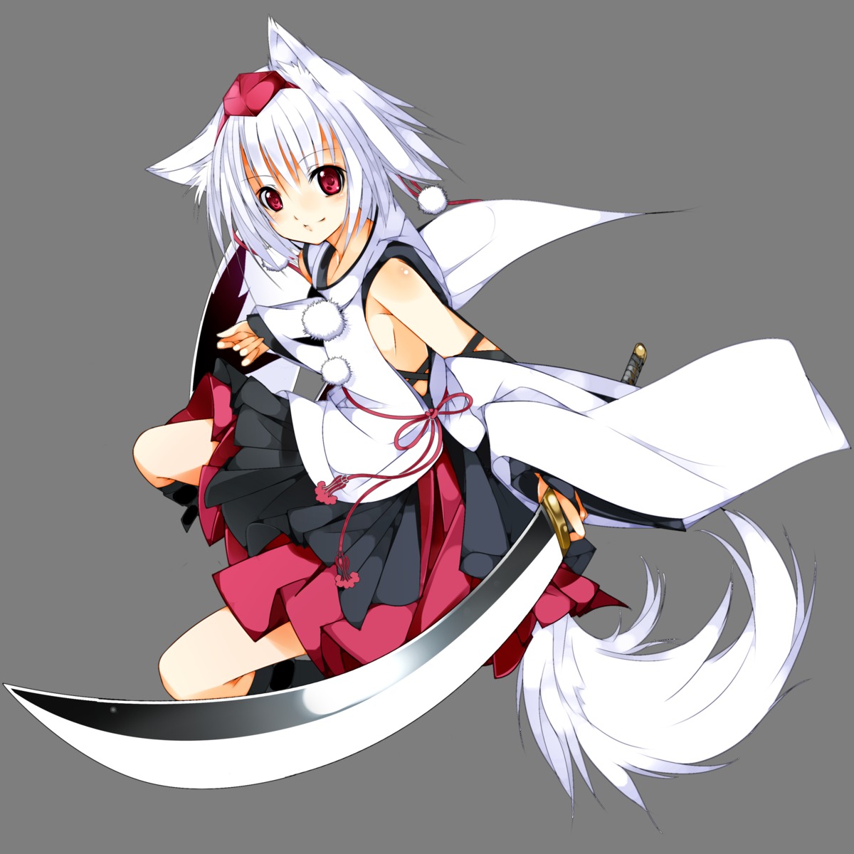 inubashiri_momiji shirokitsune touhou transparent_png