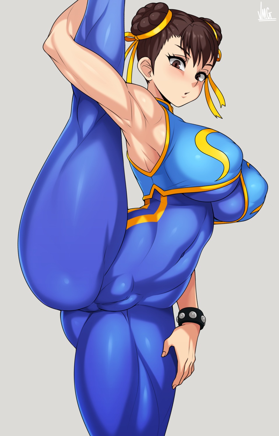 bodysuit cameltoe chun_li erect_nipples jmg street_fighter