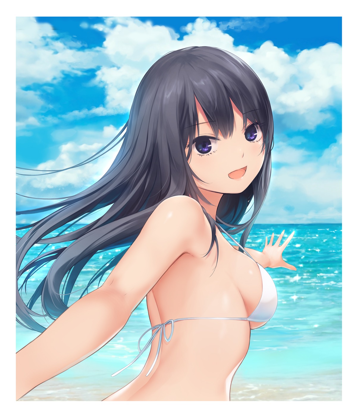 bikini_top coffee-kizoku shiramine_rika swimsuits