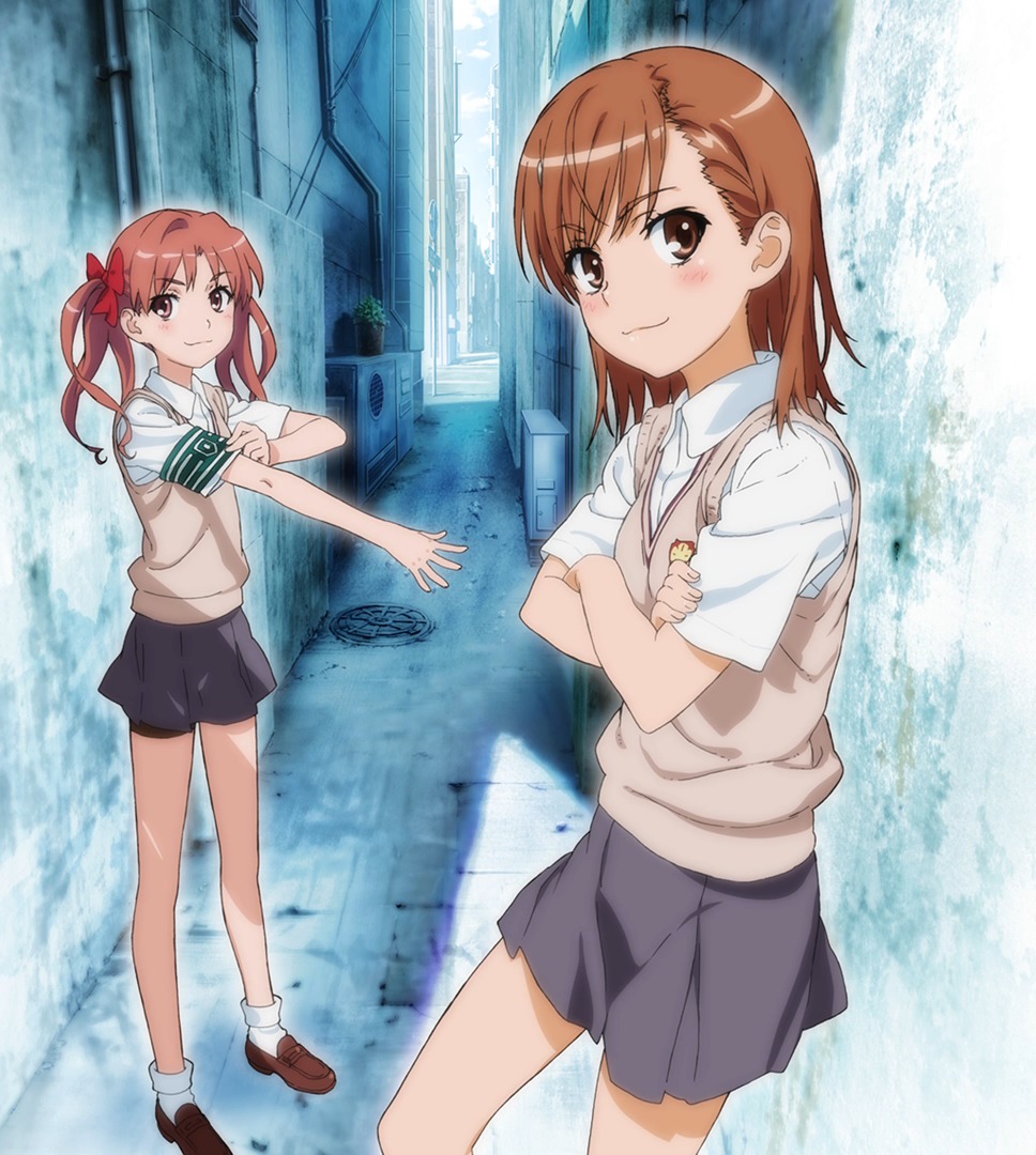 misaka_mikoto seifuku shirai_kuroko toaru_kagaku_no_railgun toaru_majutsu_no_index