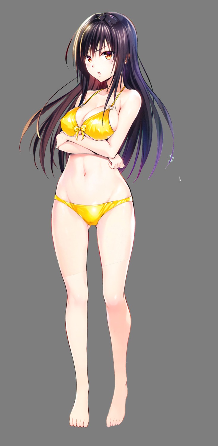 bikini cleavage kotegawa_yui photoshop swimsuits to_love_ru to_love_ru_darkness yabuki_kentarou