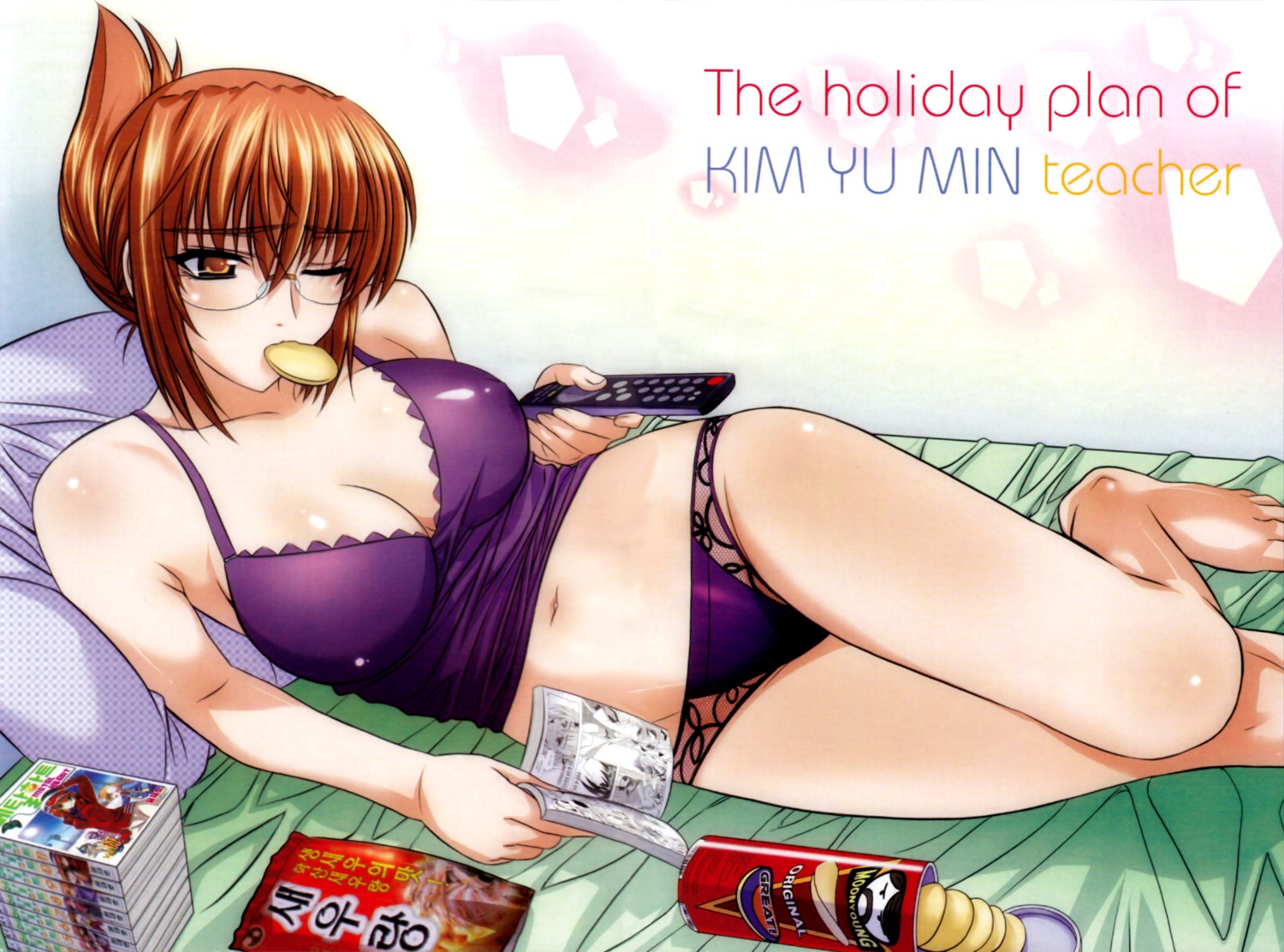 cleavage kim_yu_min lingerie megane pantsu the_phantom_king