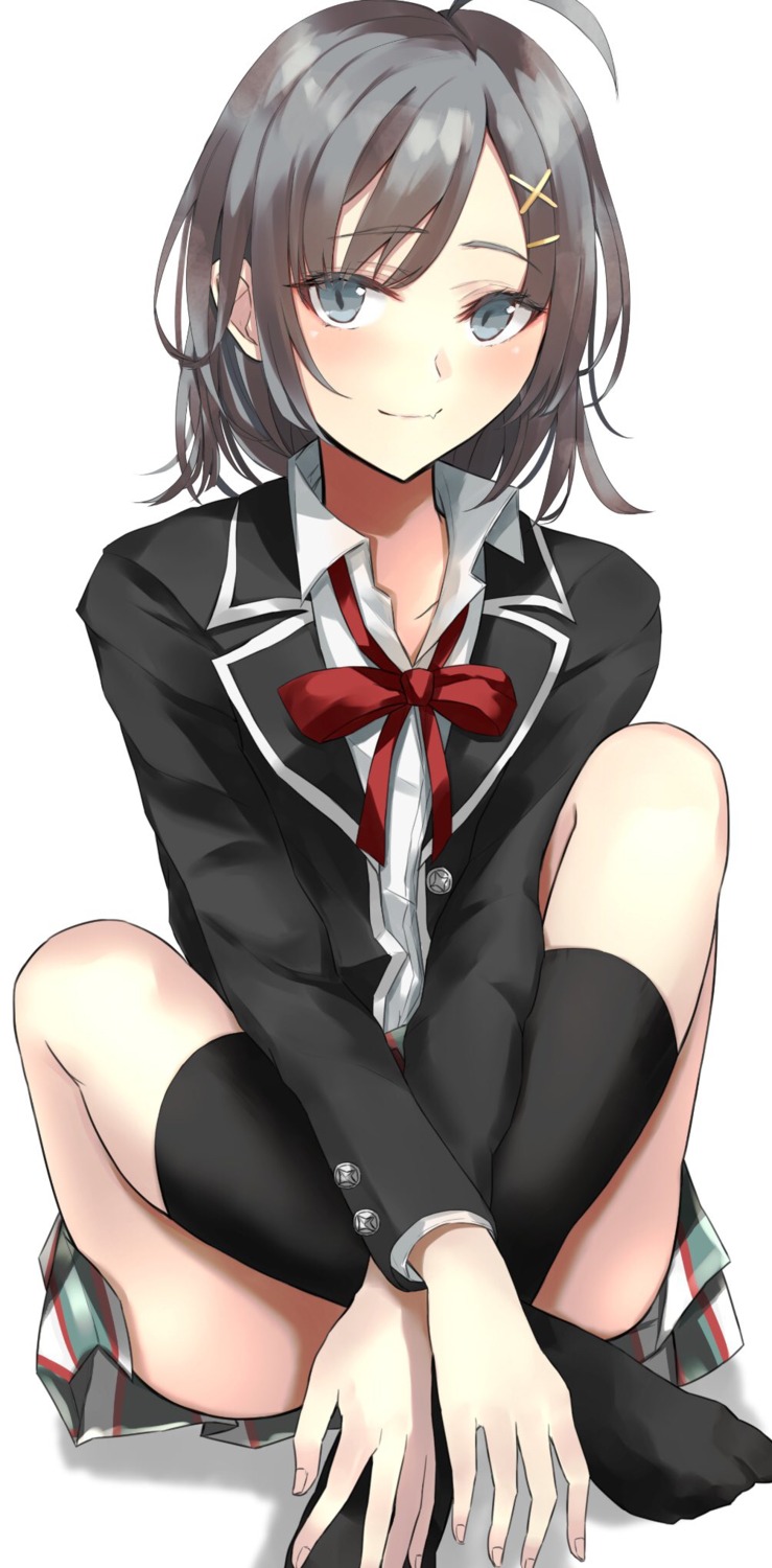 hikigaya_komachi ka1se1 seifuku skirt_lift yahari_ore_no_seishun_lovecome_wa_machigatteiru.