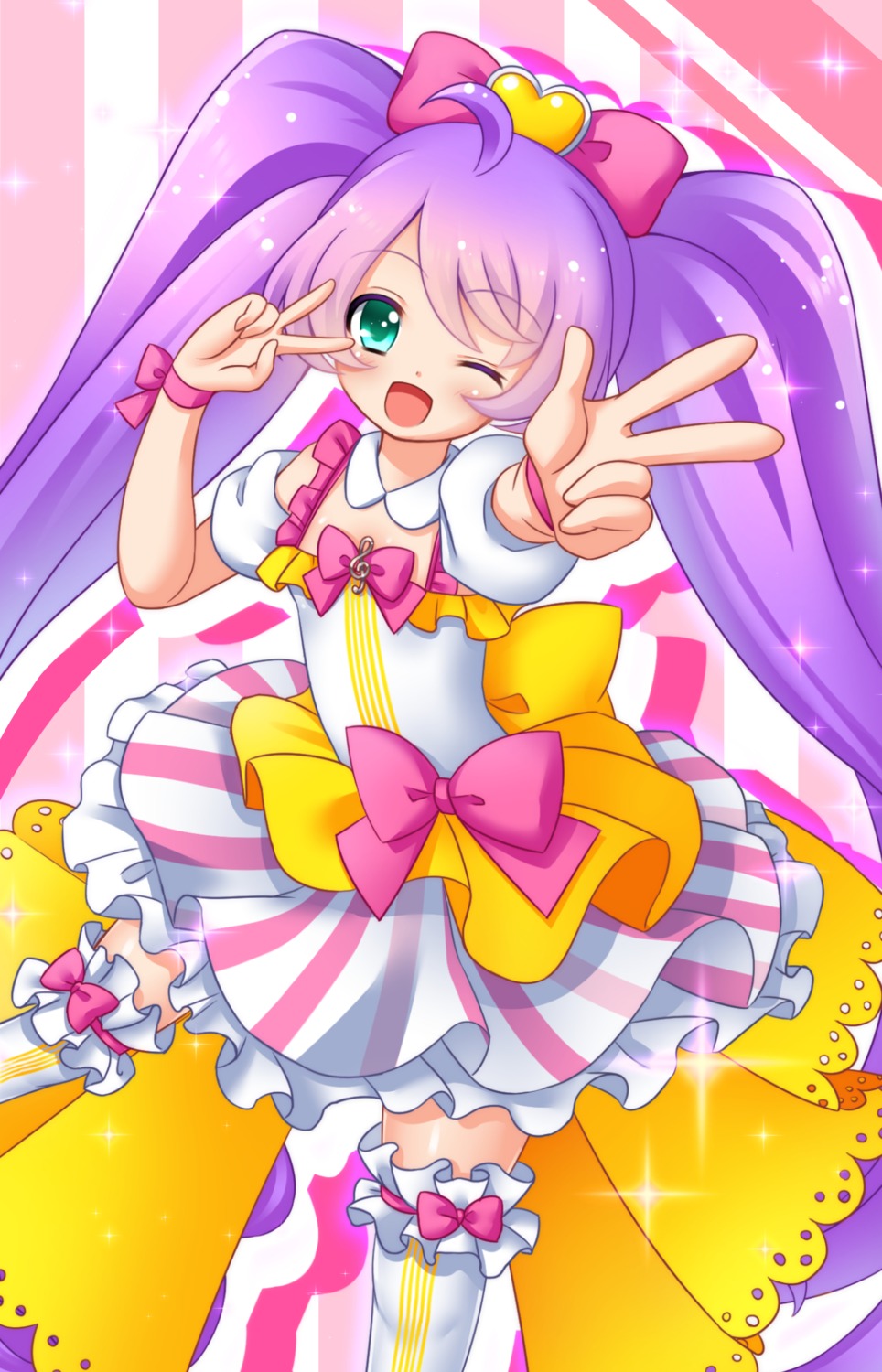 dress manaka_lala muraji0419 pretty_series pripara thighhighs