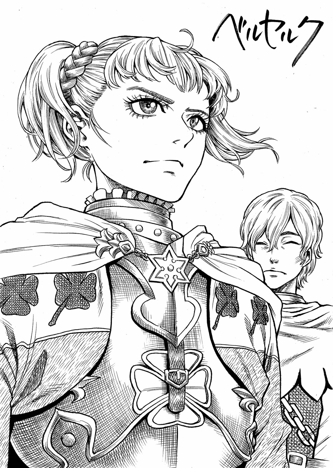 armor berserk monochrome takayama_akira