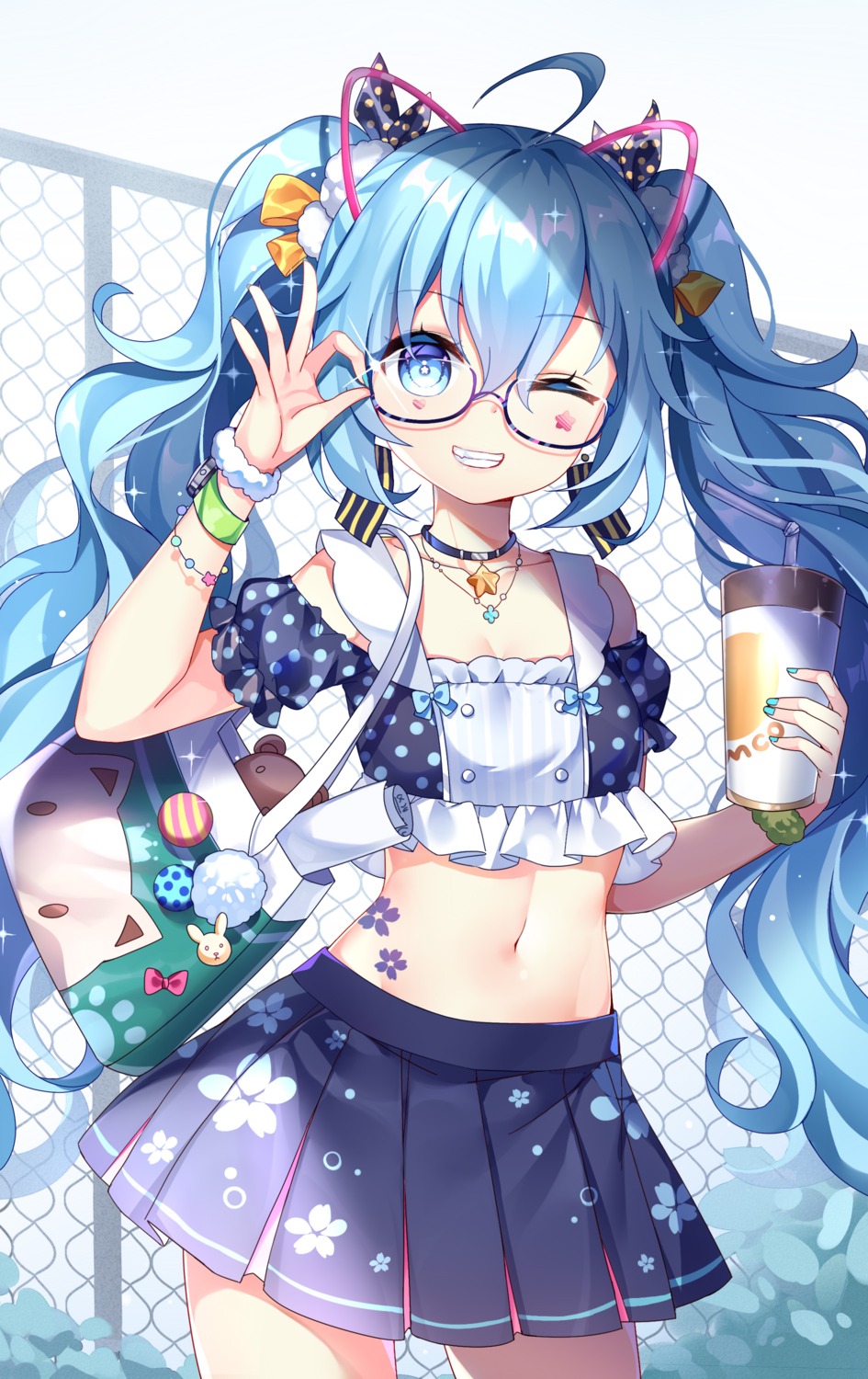 chuor_(chuochuoi) hatsune_miku megane vocaloid