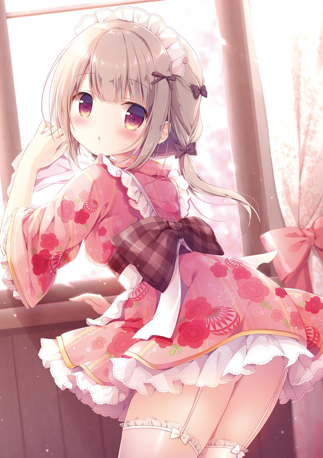 canvas+garden maid mana_(canvas+garden) miyasaka_nako stockings thighhighs wa_maid