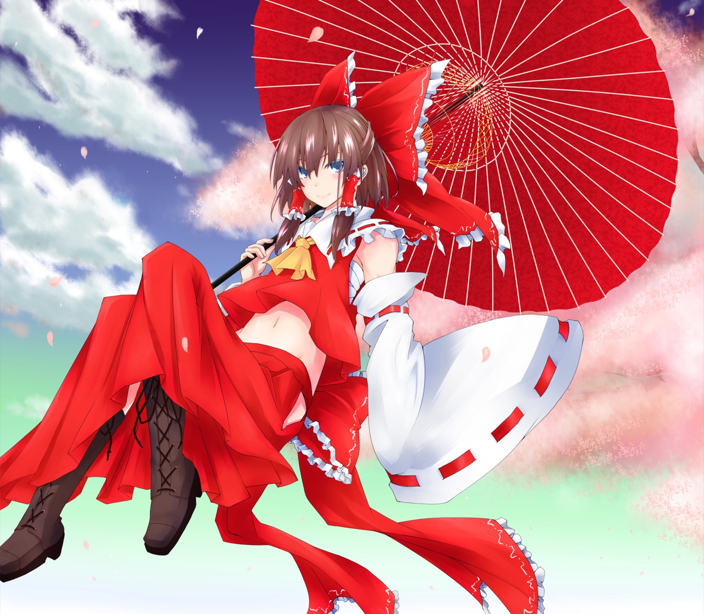 hakurei_reimu kinsenka touhou