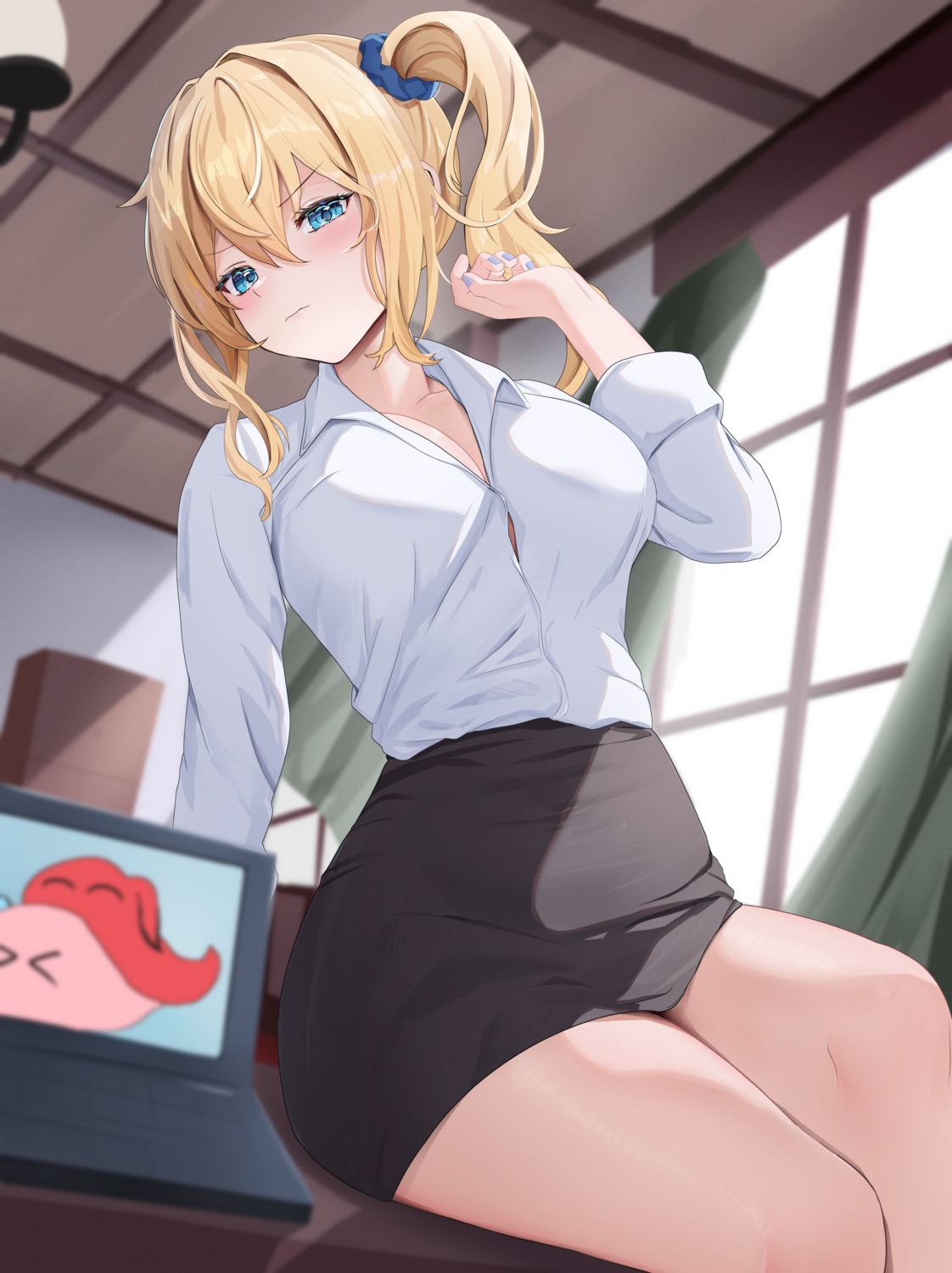 business_suit cleavage hayasaka_ai kaguya-sama_wa_kokurasetai_~tensai-tachi_no_renai_zunousen~ pharmarr