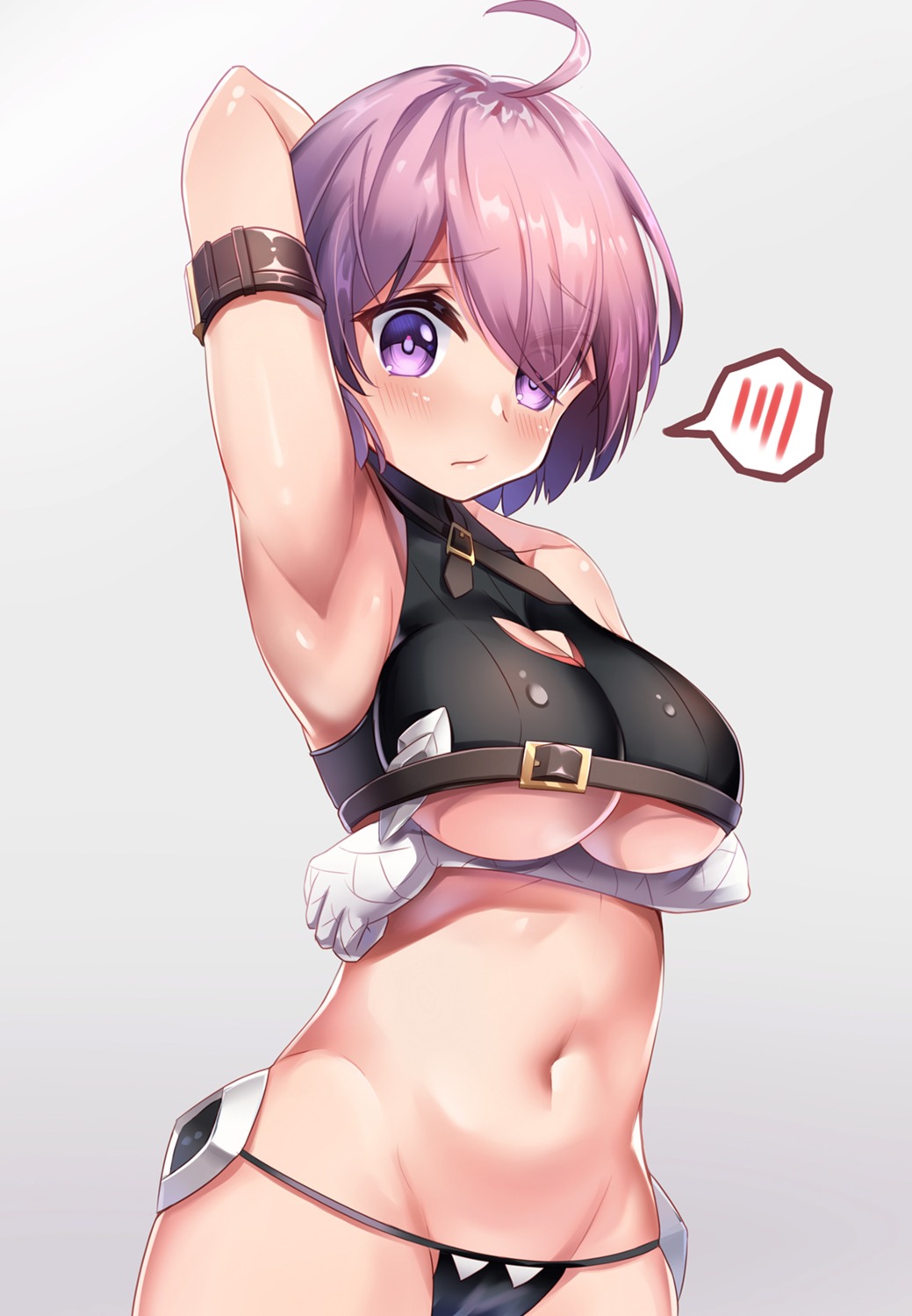 bandages breast_hold cosplay fate/grand_order mash_kyrielight meion pantsu underboob