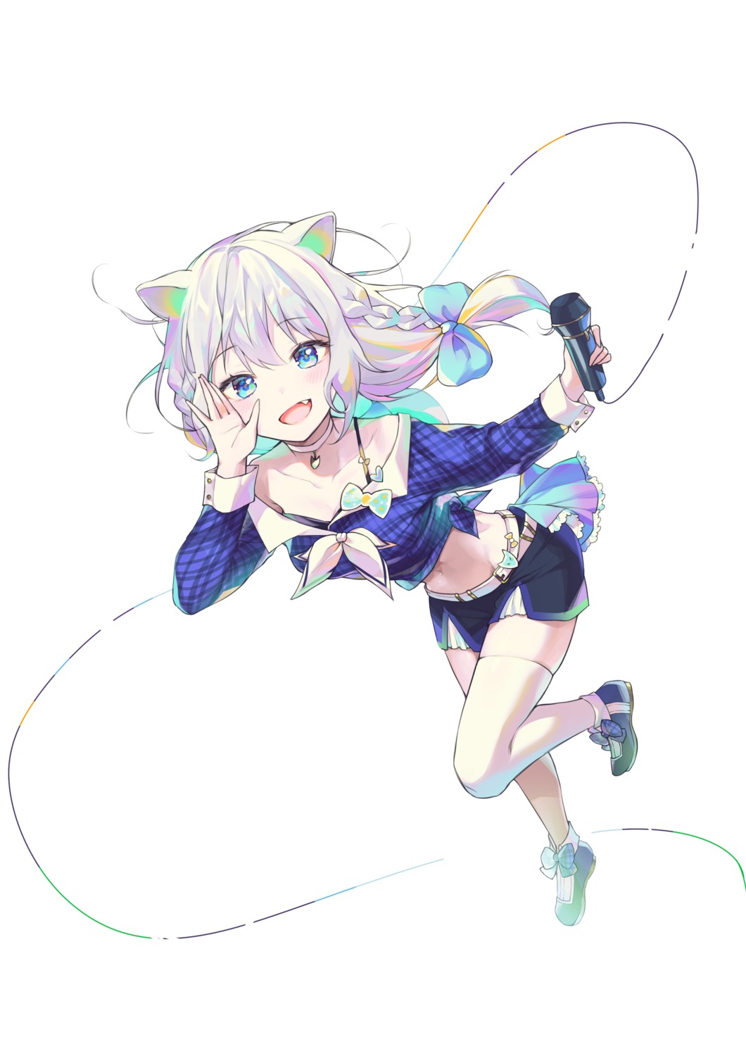 alpha_(ypalpha79) animal_ears thighhighs