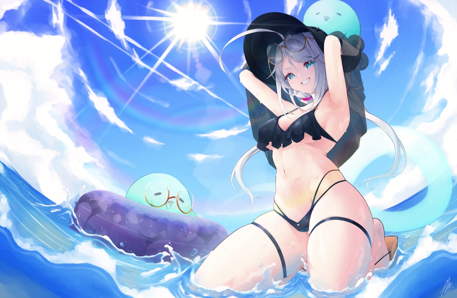 bikini deltapluto garter megane swimsuits wet