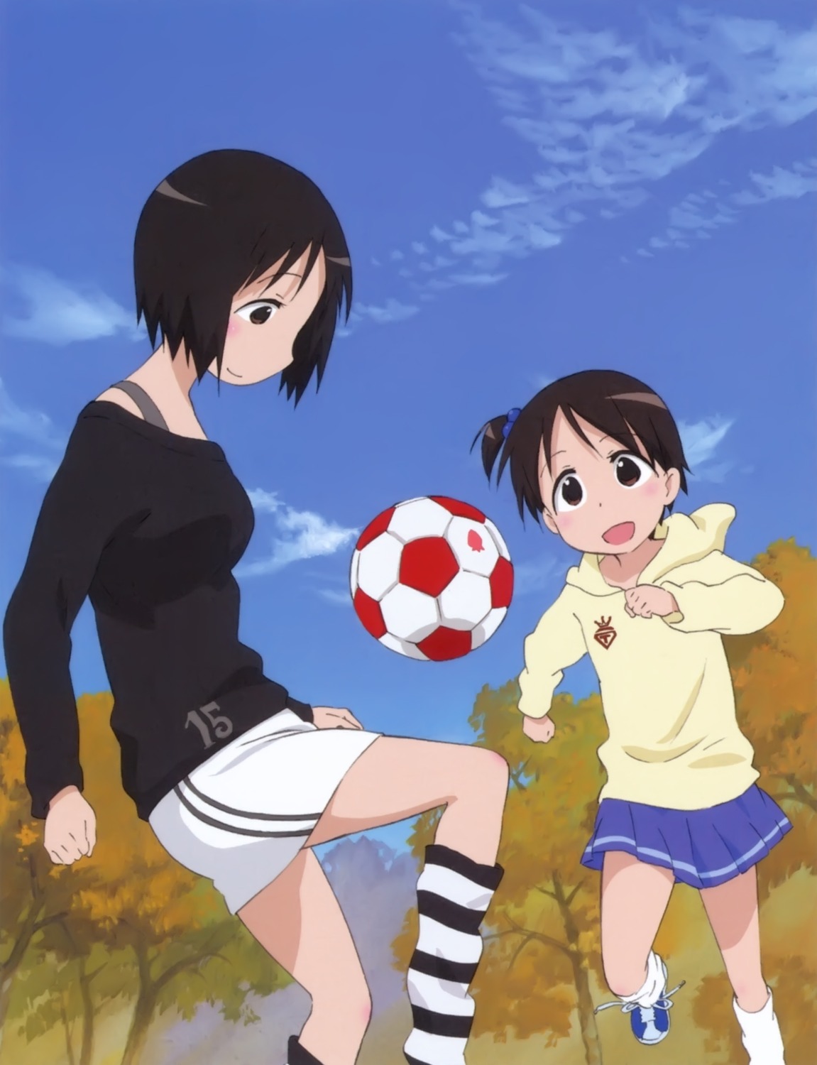 ichigo_mashimaro itou_chika itou_nobue sakai_kyuuta soccer