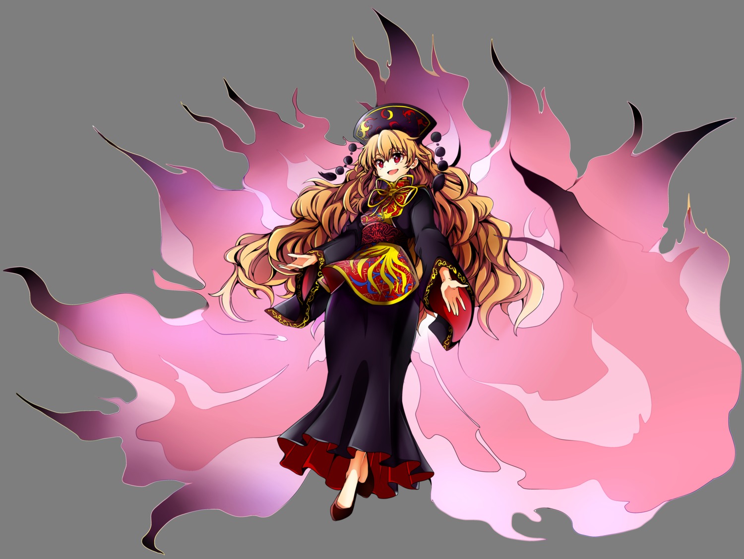 dress junko tagme touhou transparent_png wings