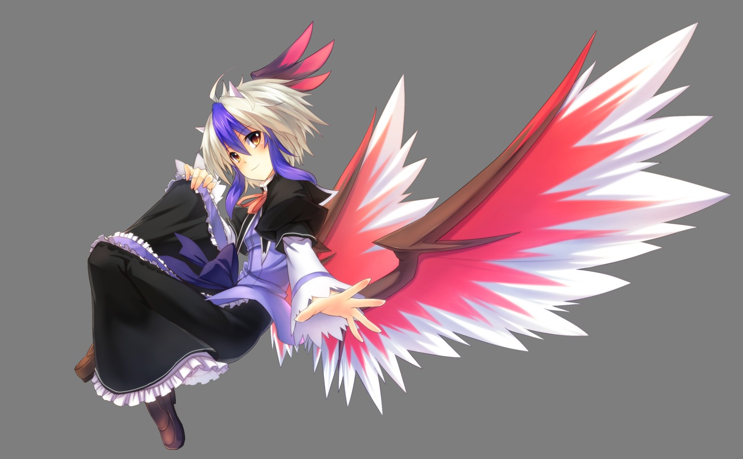 eho_(icbm) tokiko touhou transparent_png wings