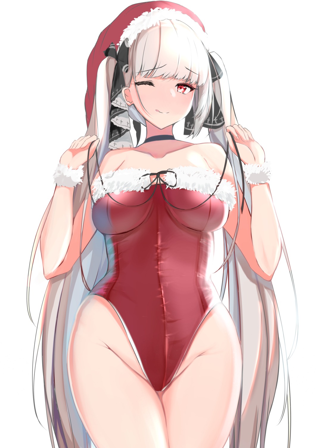 azur_lane christmas formidable_(azur_lane) leotard nephthys2356