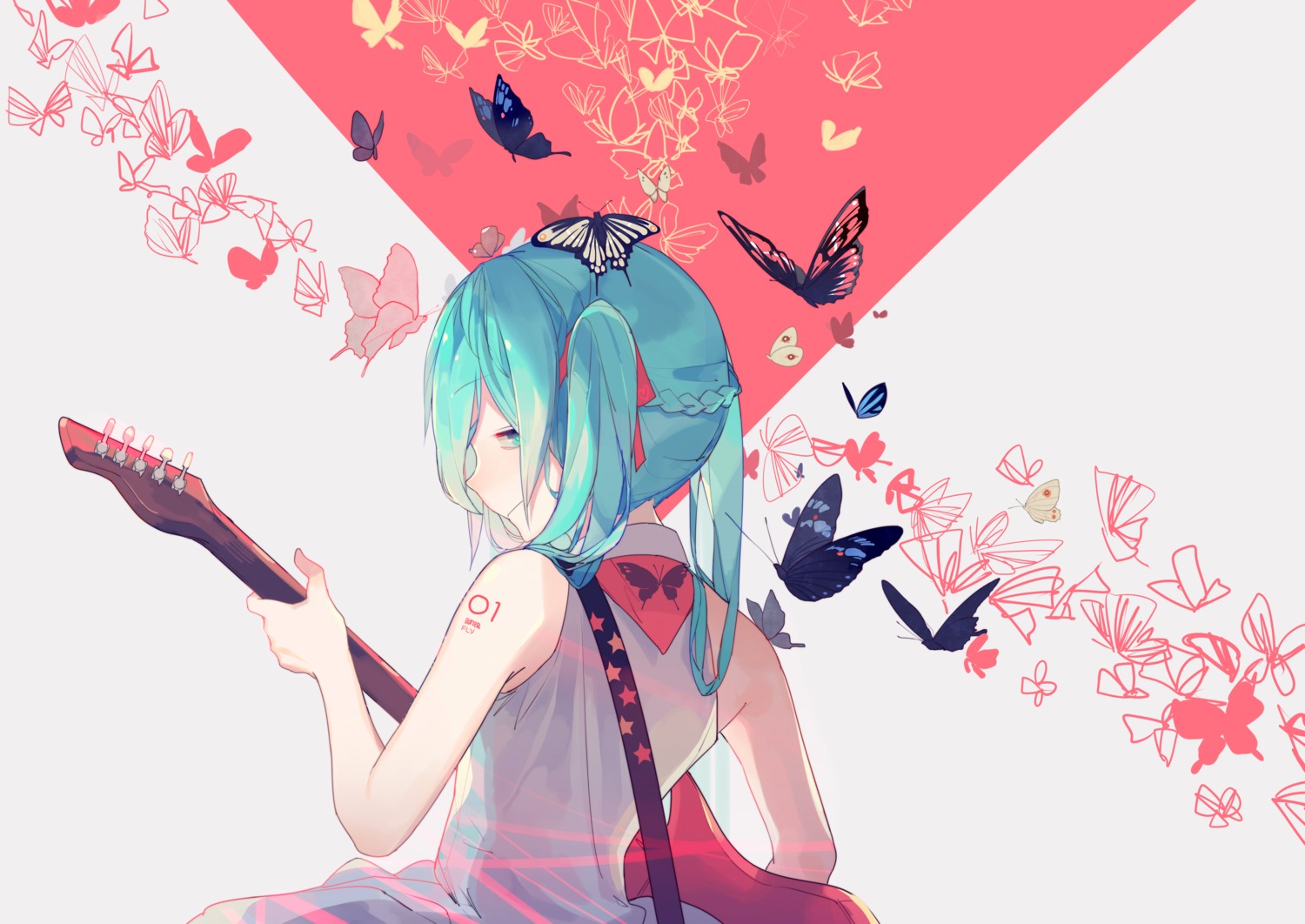 hatsune_miku ryuutsuki_basetsu tattoo vocaloid