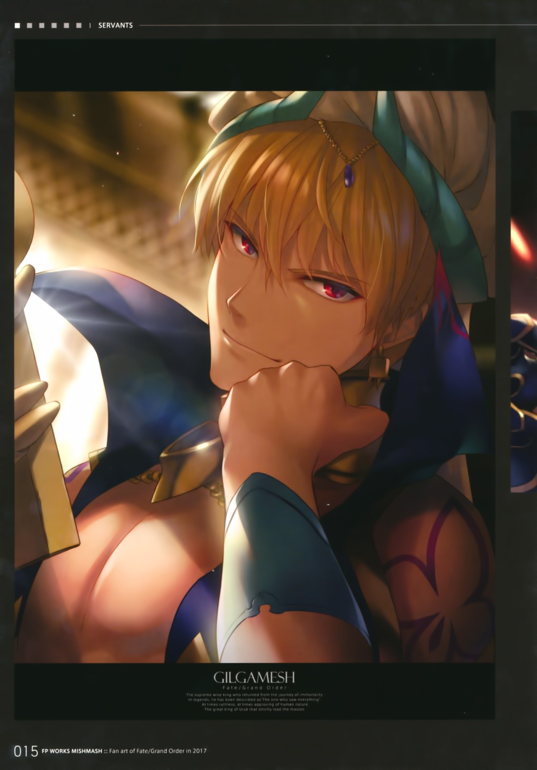 fate/grand_order fp_works fukai_ryosuke gilgamesh_(caster)