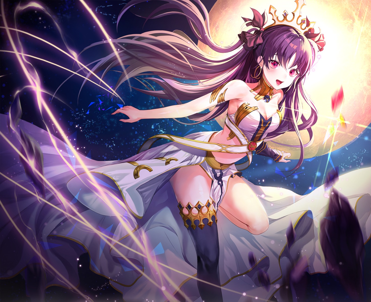 cleavage fate/grand_order harusame_(user_wawj5773) ishtar_(fate/grand_order) thighhighs