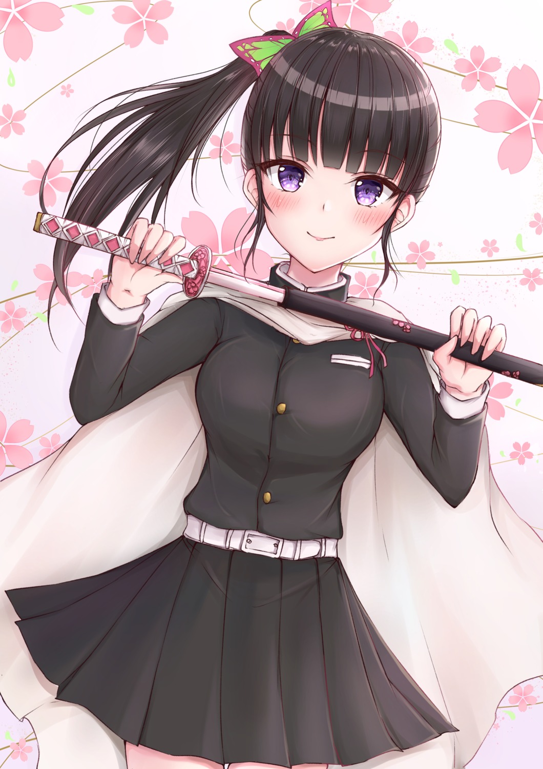 kimetsu_no_yaiba sword tsuyuri_kanao uniform yukiunag1