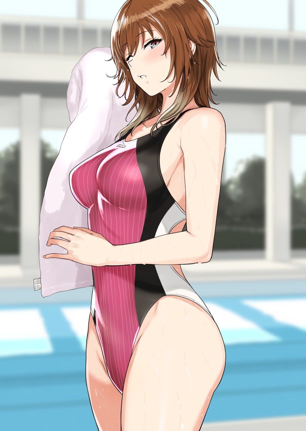 aketa_mikoto swimsuits the_idolm@ster the_idolm@ster_shiny_colors tsurui