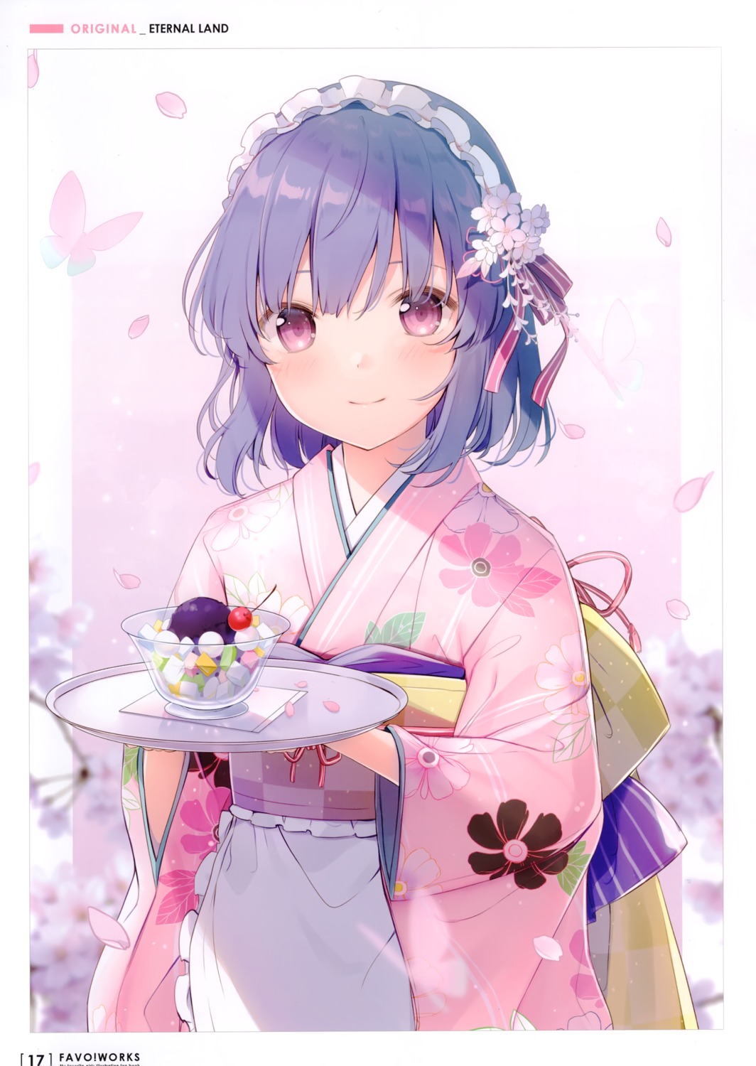 6u eternal_land kimono waitress
