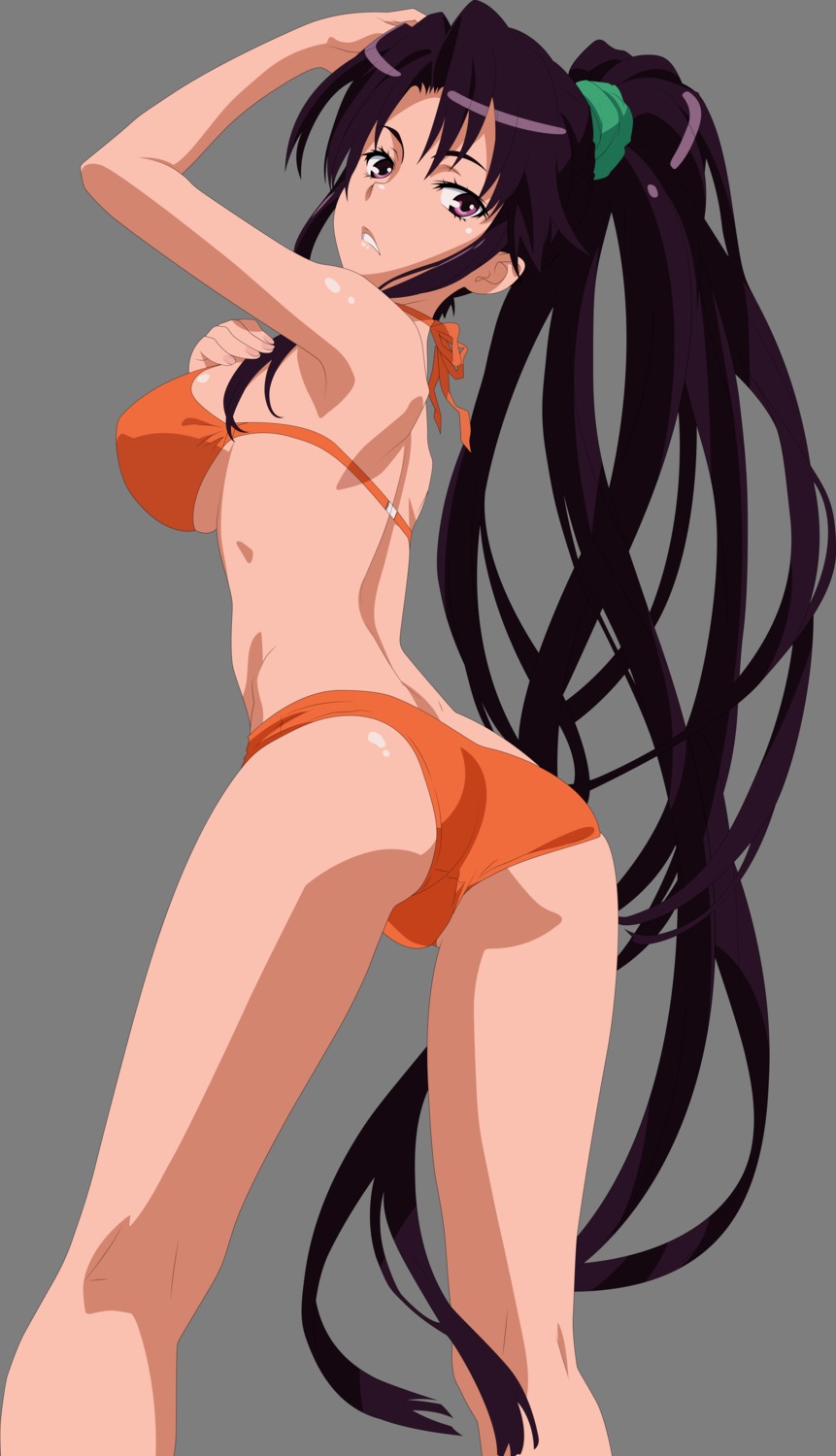 ass bikini kanzaki_kaori swimsuits to_aru_majutsu_no_index transparent_png underboob vector_trace