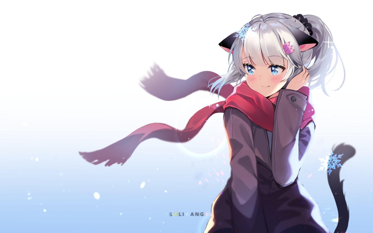 animal_ears dan_gan nekomimi tail