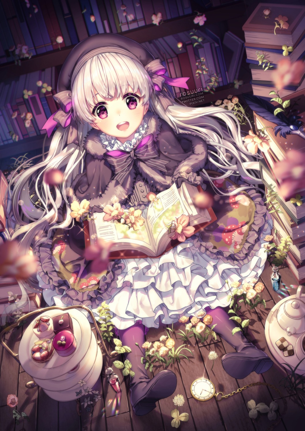 fate/extra fate/grand_order fate/stay_night lolita_fashion nursery_rhyme_(fate/extra) rosuuri