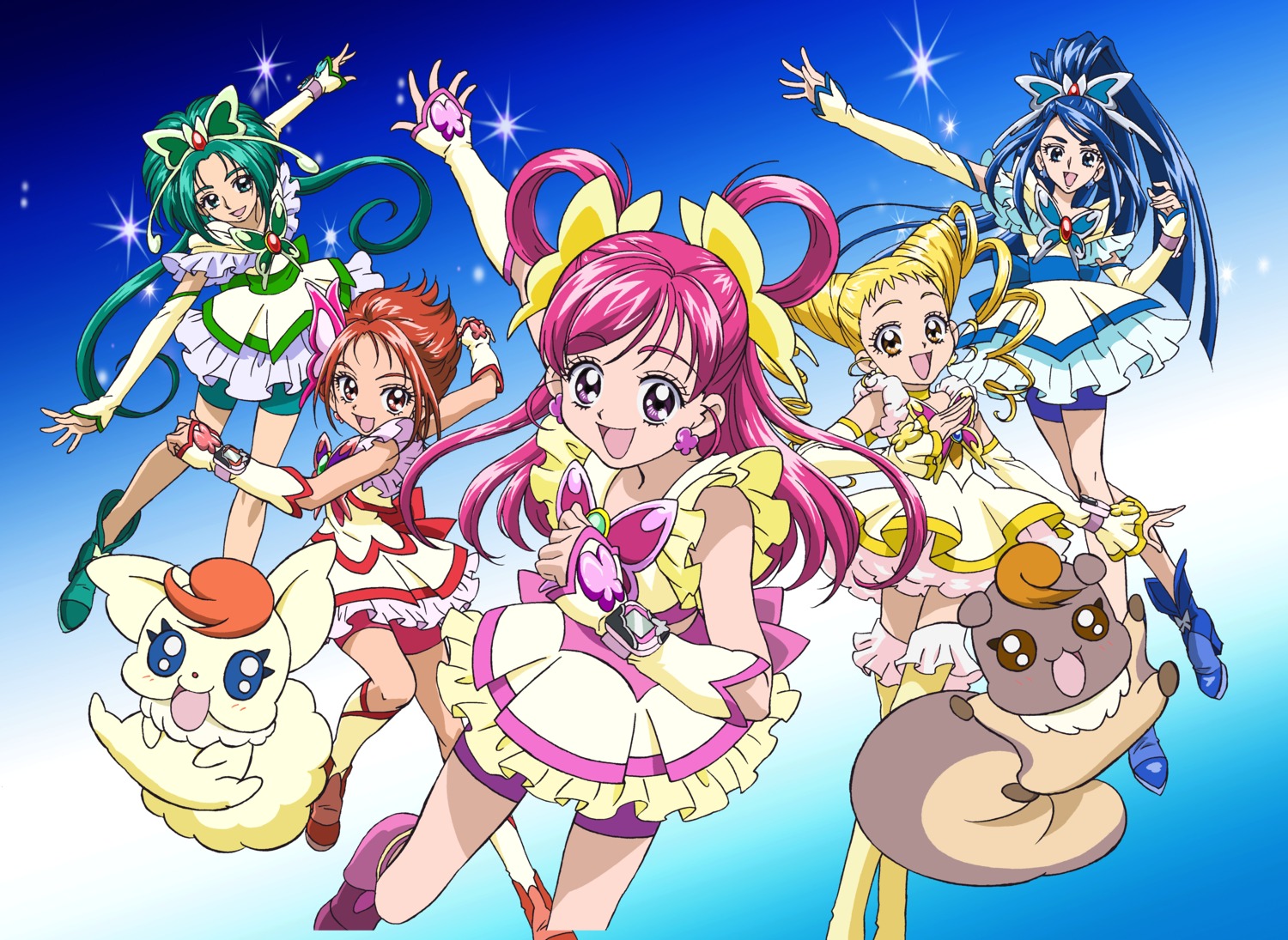 Kawamura Toshie Pretty Cure Yes Precure 5 Akimoto Komachi Coco Pretty Cure Kasugano Urara Minazuki Karen Natsuki Rin Nuts Yumehara Nozomi Yande Re