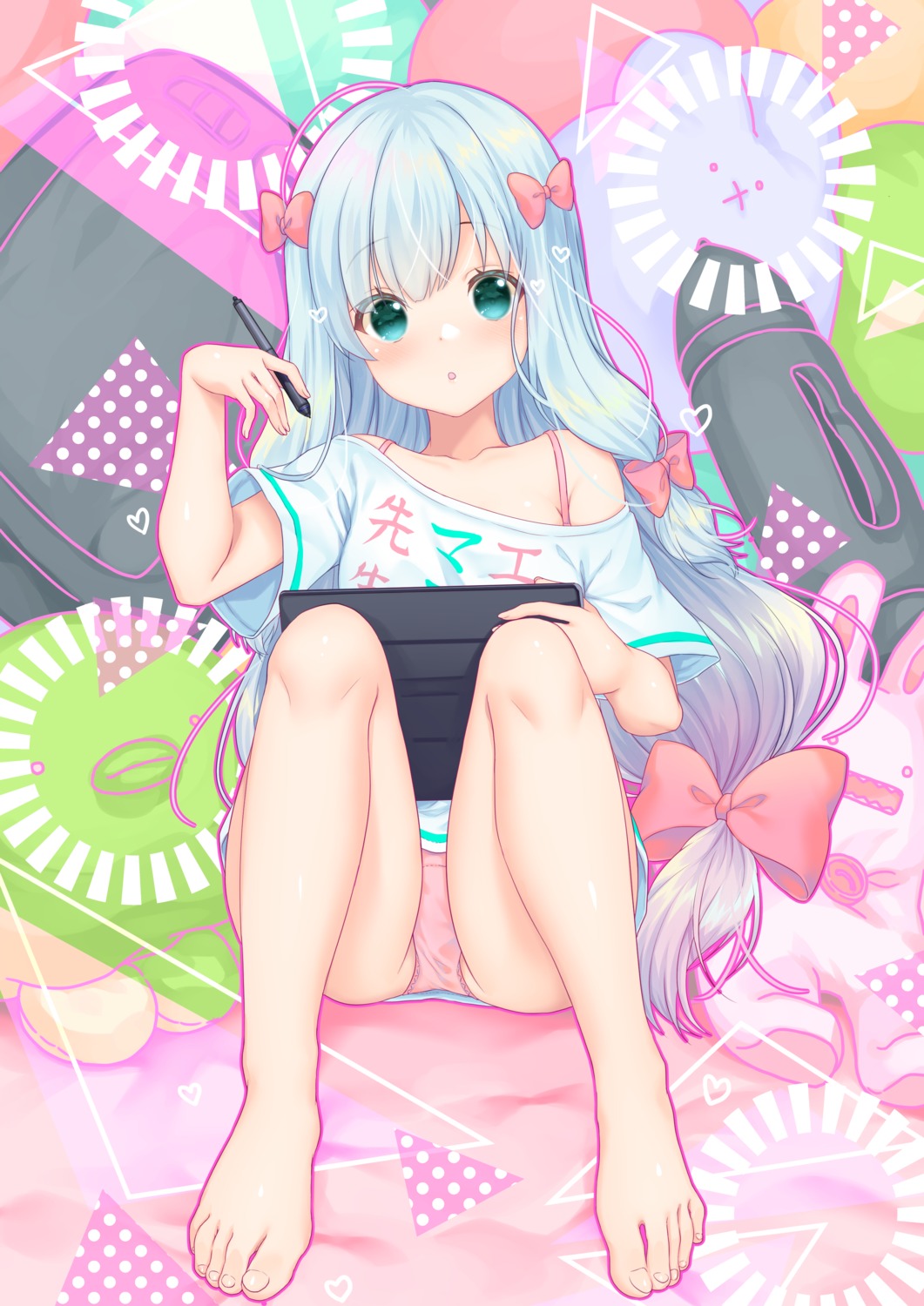 bra eromanga-sensei feet izumi_sagiri loli pantsu teltelhousi