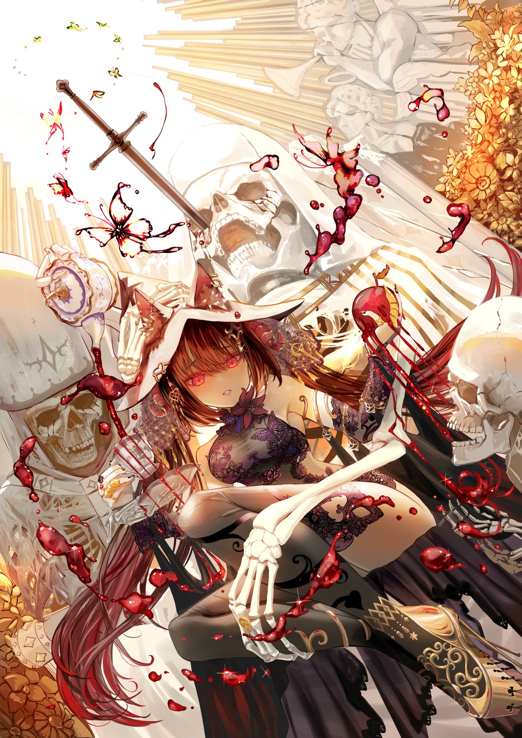 ito_lab thighhighs witch