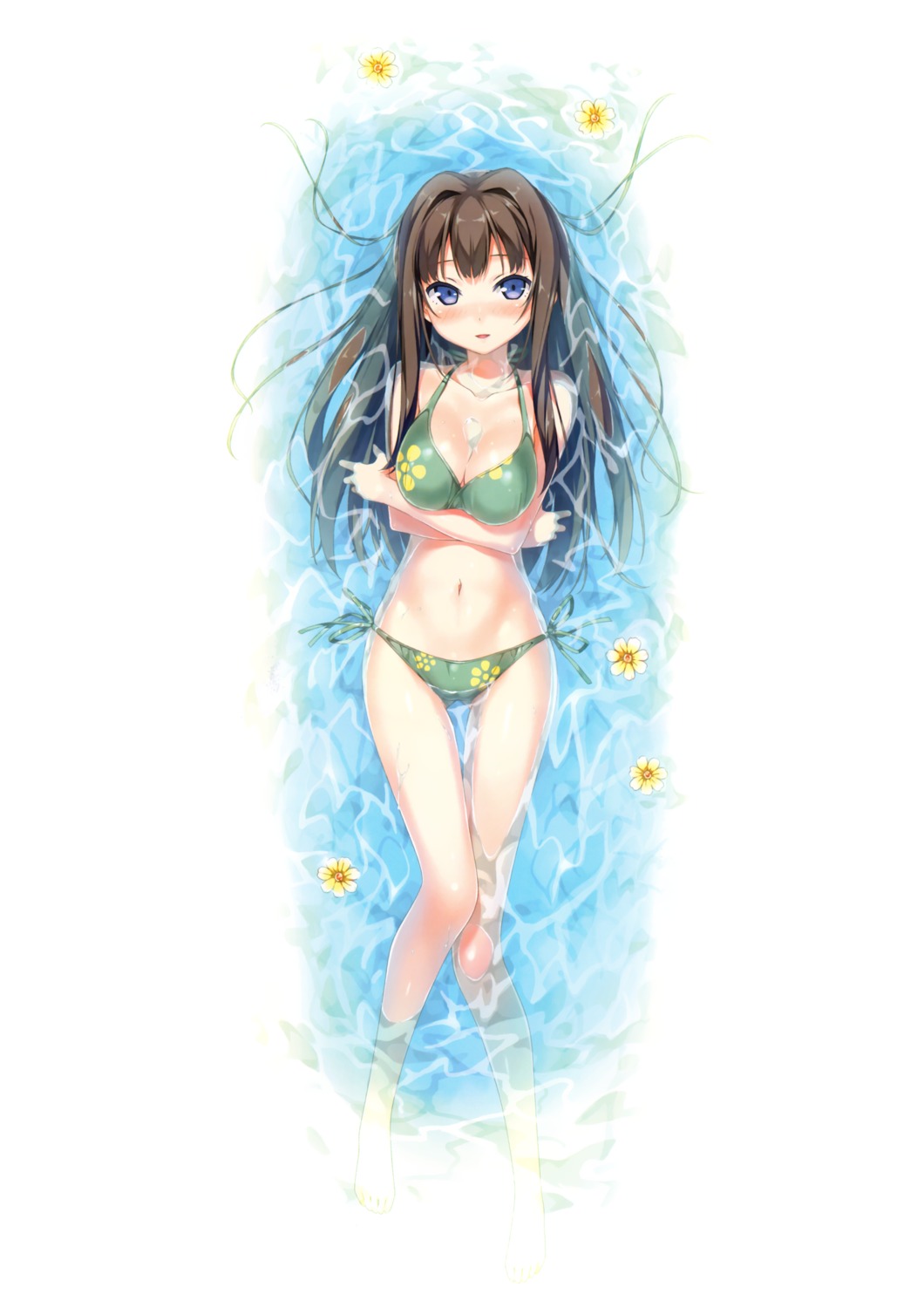 ayase_sayuki bikini breast_hold cleavage kantoku swimsuits your_diary