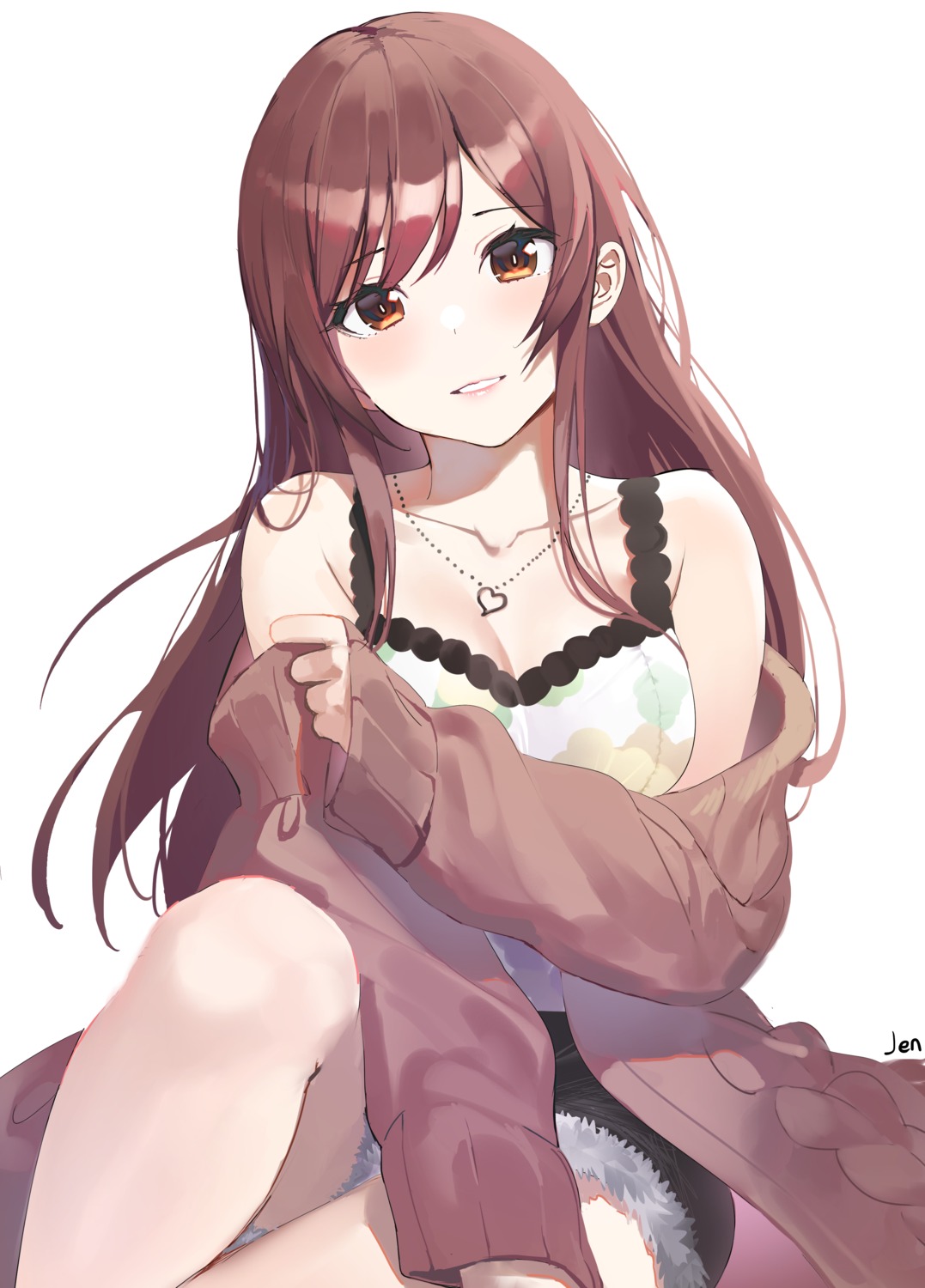 arjent cleavage oosaki_amana the_idolm@ster the_idolm@ster_shiny_colors