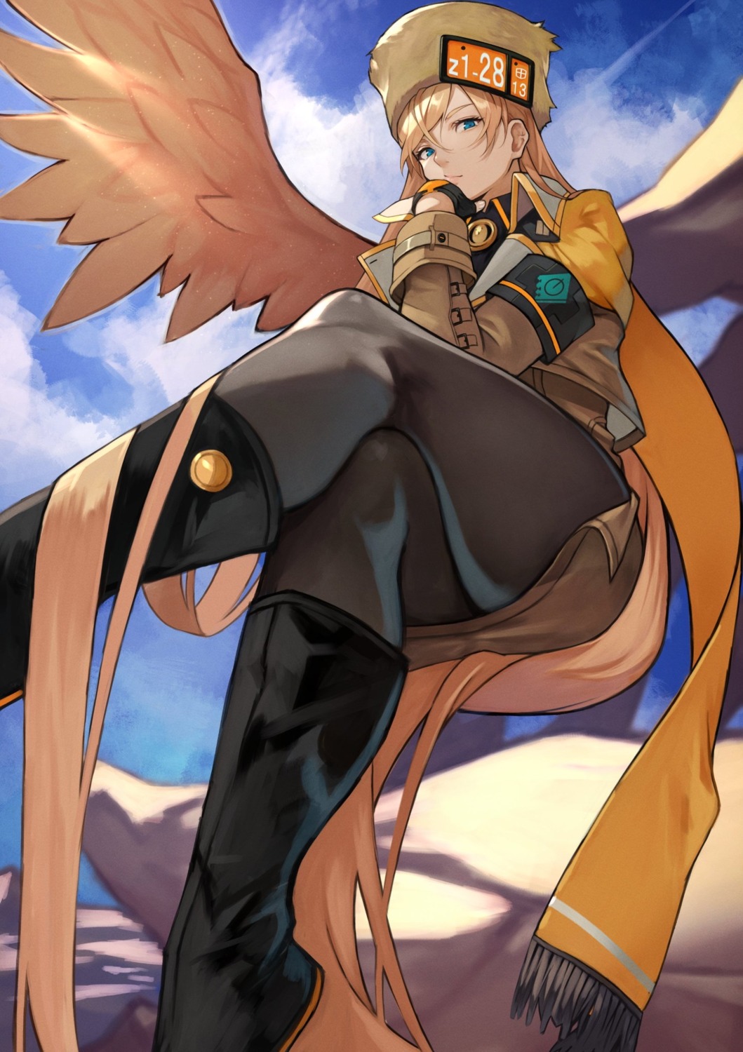 guilty_gear_xrd gym_uniform millia_rage pantyhose wings yoshio_(55level)