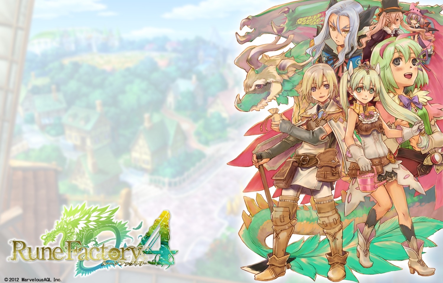 harvest_moon marvelous_entertainment rune_factory rune_factory_4 wallpaper