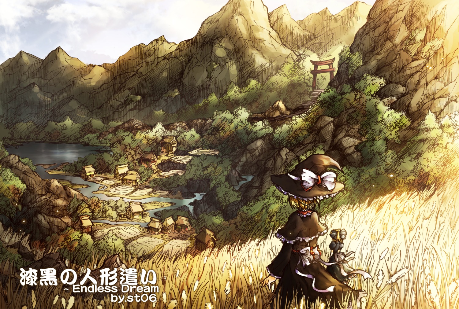 alice_margatroid landscape st.06 touhou