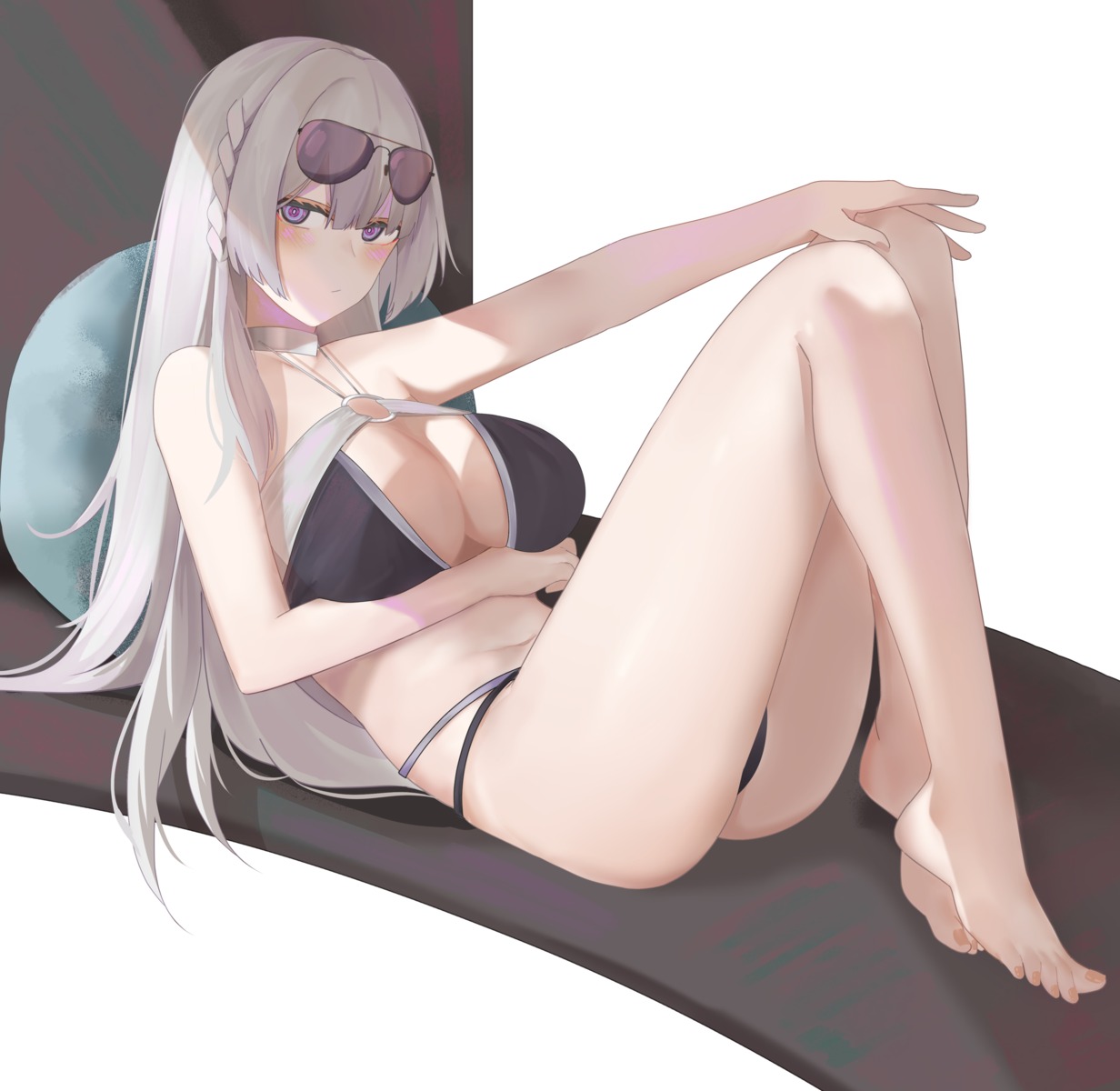 ak-15_(girls_frontline) bikini girls_frontline megane ru_zhai swimsuits thong