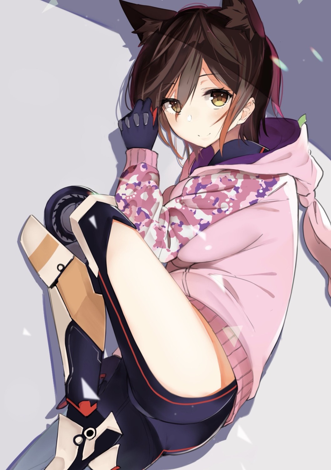 animal_ears ass heels mecha_musume muteki_soda roboco-san roboco_ch. sweater